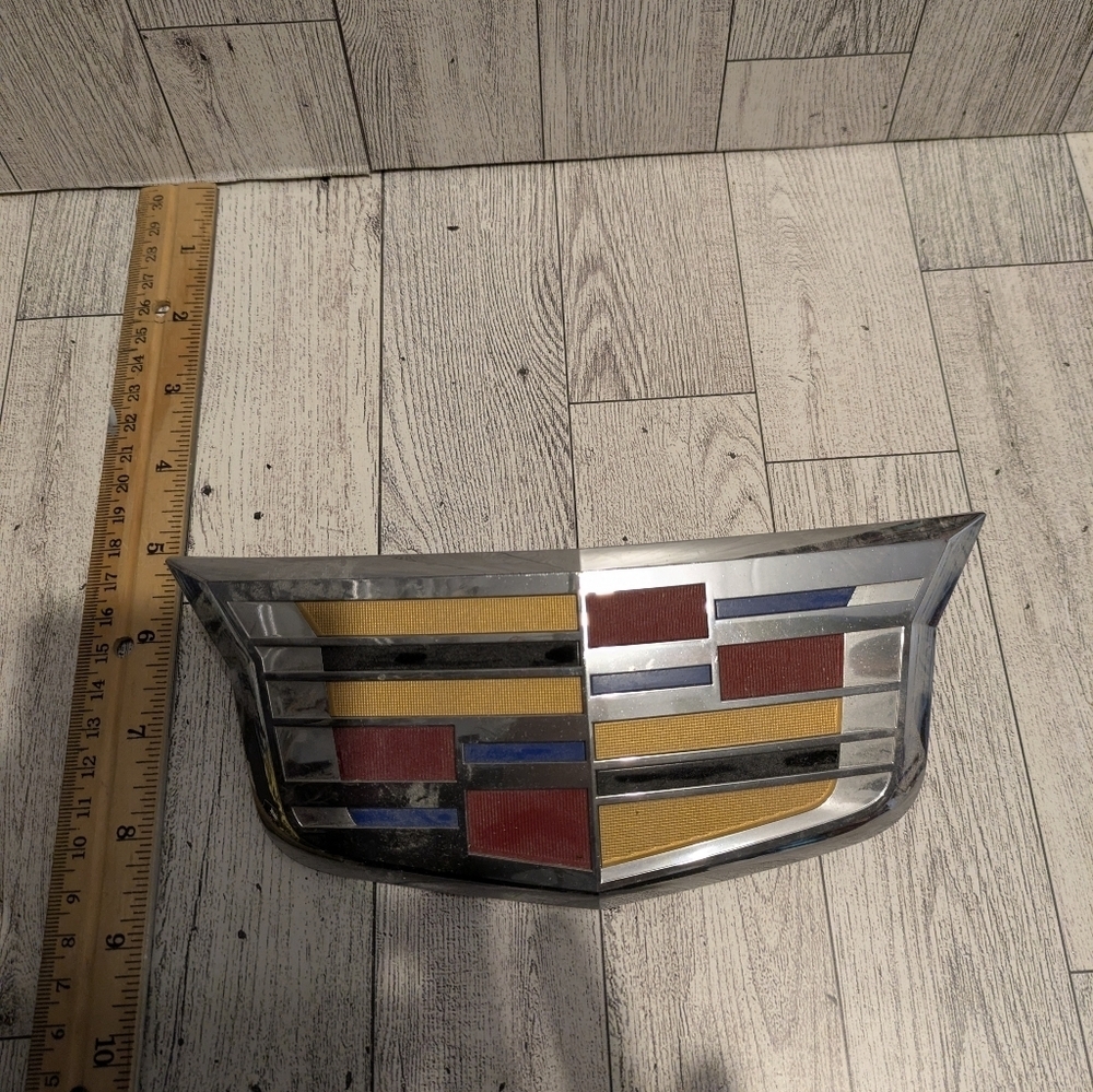 Cadillac Emblem with Multicolor Design